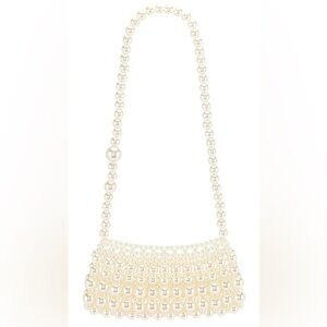 8 Other Reasons Pearl Shoulder Bag in White
